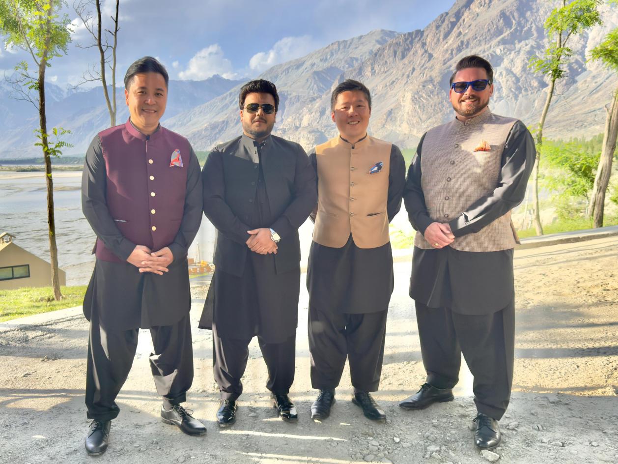 Director Ali Gohar at OIEG Event in Hunza