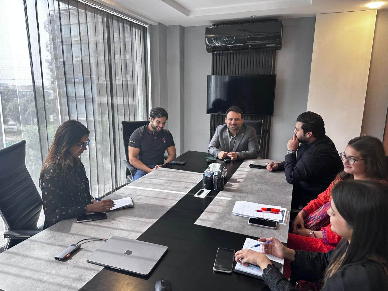 OIEG Regional Head Visits Gohata Global Bahria Office